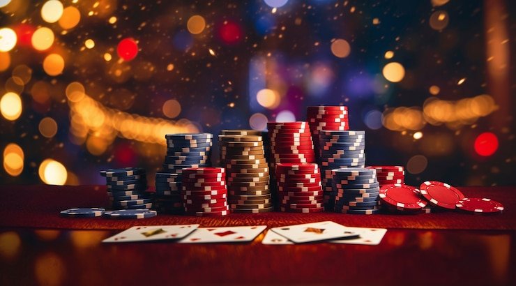 Pengguna menikmati hiburan live casino dan sports betting dengan perangkat smartphone